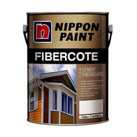 สีทาไม้ฝา FIBER CEMENT NIPPON PAINT FIBERCOTE ชนิดกึ่งเงา 5ลิตร