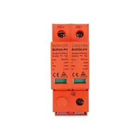 เบรกเกอร์ป้องกันฟ้าผ่า TRANSPOWER DC SUP2H-PV 500 โวลต์ 2 โพล สีส้ม