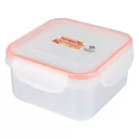 กล่องอาหารเหลี่ยม0.75L POP LOCK ส้ม 9142