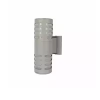 โคมไฟติดผนังภายนอก มิเนียม 2 หลอด รุ่น 6326 สีเทา FINEXT