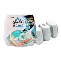 Glade Scented Air Freshener Gel Ocean Escape Scent 180g x 3