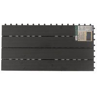 FINEXT Solid WPC Tile Black