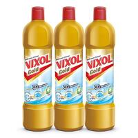 น้ำยาทำความสะอาดห้องน้ำ VIXOL 900ml แพ็ค3 ทอง