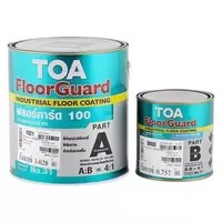 TOA 1021 สีอุตสาหกรรม TOA FLOORGUARD 100 PART A+B สีเหลือง 1แกลลอน