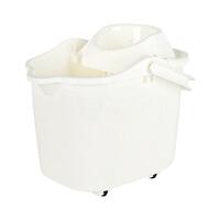 ถังซักพร้อมที่บิดม็อบ JCJ 30X40X31 ซม. 16 ลิตร สีขาว