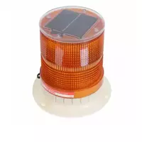 Yellow solar LED flash light