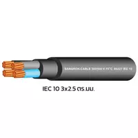 สายไฟ IEC 10 3x2.5 ตร.มม. สีดำ BCC