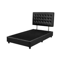 ฐาน+หัวเตียง MUNICH 3.5FT BLACK HLS