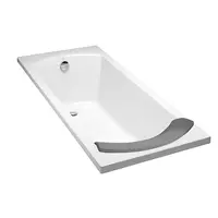 KOHLER Ove 1750 BubbleMassage Bath, Grey pillow