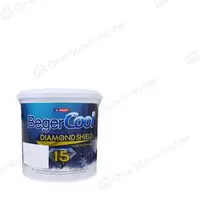 สีทาภายนอก BEGER COOL DIAMONDSHIELD 15 BASE A ชนิดเนียน 3.5ลิตร