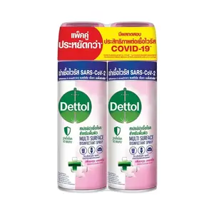 สเปรย์ฆ่าเชื้อโรค DETTOL 450 มล. กลิ่นซากุระ บลอสซั่ม (แพ็ก 2 ชิ้น)-1