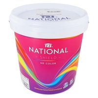 สีน้ำทาภายนอก DELTA NATIONAL SHIELD BASE A ชนิดกึ่งเงา 2.5แกลลอน