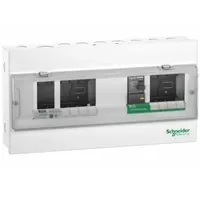 ตู้คอนซูมเมอร์ 4+4 ช่อง SCHNEIDER บัสบาร์แยกแบบปลั๊กออนพร้อม RCCB 40A 30mA