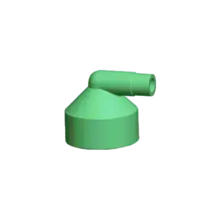 PPR 90 Reducing Elbow Lesso (Spig-Soc) 1 1/4 inch (40 mm)-1