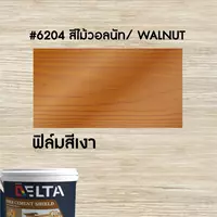 DELTA FIBER CEMENT SHIELD, translucent type, glossy film, walnut color