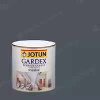 #0964 สีทาไม้ Jotun Gardex Enamel ชนิดกึ่งเงา Charcoal Grey