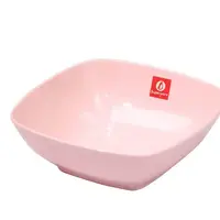 ชามเมลามีนเหลี่ยม 6 นิ้ว SUPERWARE PINK BOWL