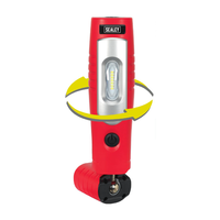ไฟฉายชาร์จไฟ LED 3 วัตต์ หมุนได้ 360 องศา สีแดง LED3602R