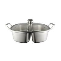 หม้อชาบูเหลี่ยม 32cm 2ช่อง SHABU KECH IH