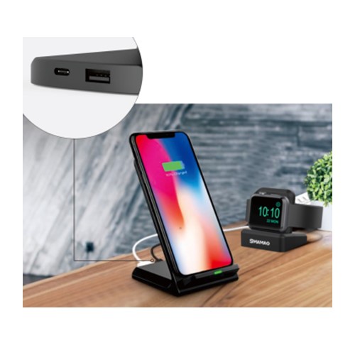 Wireless charing stand with USB -1