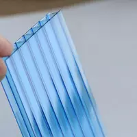 Poly Carbonate Twinwall Sheet D15 Light Blue
