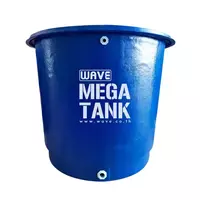 ถังเก็บน้ำ Wave 1000 ลิตร ไฟเบอร์กลาสทรงถ้วยแก้ว (Glass Shape) รุ่น WWTG (WWTG-1000)