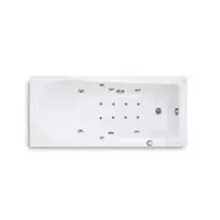 อ่างอาบน้ำวน+อัดอากาศ+หมอน American Standard รุ่น TONIC TF-70092100-WTA