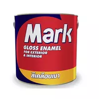 #M800 CAPTAIN MARK glossy paint, silver color, 1/4 gallon