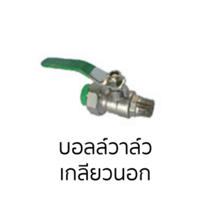 บอลวาล์วเกลียวนอก PPR Thai PP-R 20 มม.x 1/2 นิ้ว