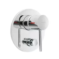 KOHLER K-37310X-4-CP เฉพาะฝาครอบวาล์วผสมฝังกำแพงลงอ่างและยืนอาบ รุ่น Cuff