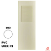 PVC Door Unix Extra P3 White 70x180x3.5 cm No-Drill 8852402131378