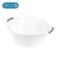 กะละมังกลม ACCO 35 ซม. สีขาว