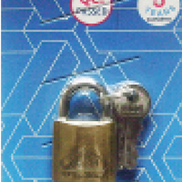 ISEO 25MM SPRING BRASS25 PB PADLOCK