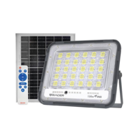 สปอร์ตไลท์โซล่าเซลล์ RACER CLEAN LIGHT 120 วัตต์ DAYLIGHT สีเทา