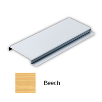 ฝ้าอลูมิเนียม ตัวเอฟ 85F Fameline สี Beech