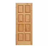 ประตูไม้สนNZ MD.DOORS L.116-8 80x200cm