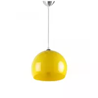 Chandelier 1 bulb, plastic, model MD D250, yellow, HEAP
