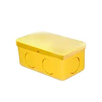 PVC NPI Trachang YELLOW HANDY JUNCTION BOX 4"X2" TOT 1/2 inch