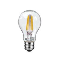หลอดไฟ LED E27 4W วอร์มไวท์ ทรงลูกแพร์ HI-TEK FILAMENT