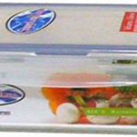 กล่องอาหารแก้วผืนผ้า0.65L SUPER LOCK6089