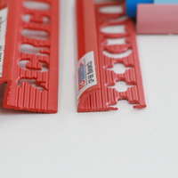 คิ้วกระเบื้อง PVC จระเข้ โค้งใหญ่ 13 มม.