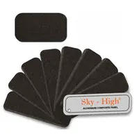 แผ่นอลูมิเนียม คอมโพสิต 3 มม. SkyHigh SH-6223 สีดำประกาย