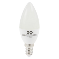 หลอดไฟ LED E14 4W วอร์มไวท์ หลอดจำปา HI-TEK ECO