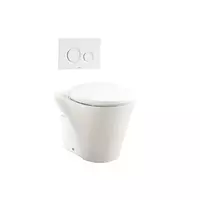สุขภัณฑ์แบบตั้งพื้น TOTO CWT824NPJ พร้อมฝารองนั่ง Soft Close รุ่น TC282SJ 