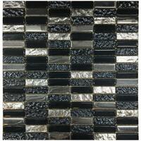 กระเบื้องโมเสค โมเสคแก้ว โบนันซ่า เงิน 5 GLASCERA 30x30CM