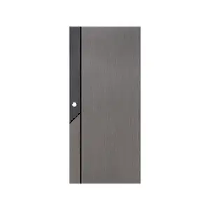 ประตูภายใน WPC เจาะลูกบิด ECO-DOOR WPS1 90x200 ซม. สีเทา ทูโทน (1298104)
