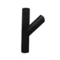 สามทางวาย 45 แบบเชื่อม HDPE 16 นิ้ว (400 มม.)