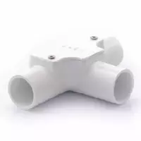 NPI Trachang PVC Electric Telecom White JIS Inspection Tee 18 mm
