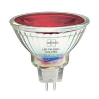หลอดไฟ LED 7W MR16 สีแดง HI-TEK HI-F