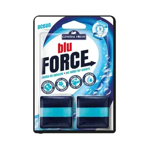 ก้อนทำความสะอาดดับกลิ่นโถสุขภัณฑ์ GENERAL FRESH BLU-FORCE 50 กรัม โอเชียน (แพ็ก 2 ชิ้น)-1